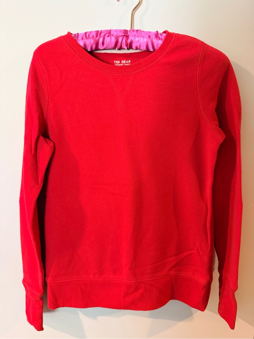 tek gear Bright Red Women's Crewneck Pullover